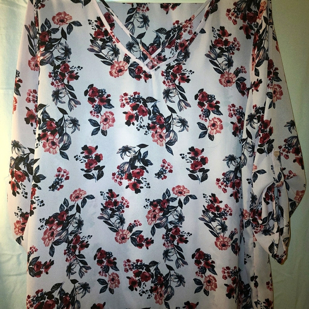 Floral Hippie Rose Blouse
